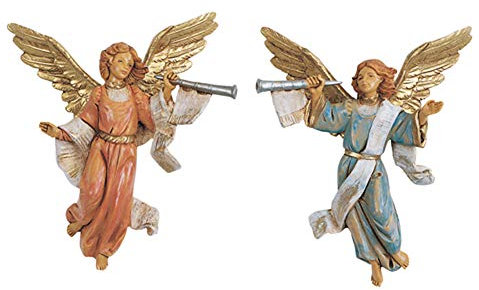 Statuine Presepe: Angelo con tromba 12 cm 1 pezzo Fontanini 15