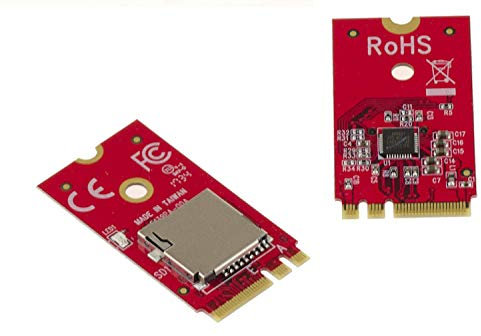 KALEA-INFORMATIQUE M2-Controller-Karte (M.2 NGFF A Key oder E Key) für MicroSD-Karte - Kapazität 2 TB - Micro SD SDHC SDXC -.