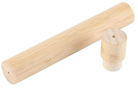 FTVOGUE Zahnbürstenetui aus Holz, tragbar, umweltfreundlich, Bambus-Zahnbürste, Reise-Schutzbox