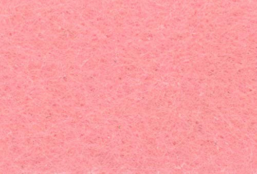 Filz Bastelfilz 3 mm Dick / 90 cm Breit 0,25 cm Taschenfilz Meterware 26 Farben (Rosa 012)