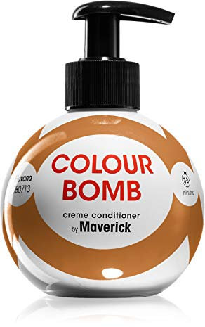 Colour Bomb Haarfarb-Conditioner 250 ml – Lebendiger Glanz und Schimmer, weichmachende und pflegende Farbauffrischungsbehandlung, kein Mischen, vegan, ammoniak- und peroxidfrei (Havana)