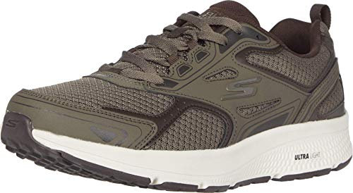 Skechers Go Run Consistent Performance Running & Walking Shoe, Scarpe Da Ginnastica Uomo, Brown Dark, 43.5 EU