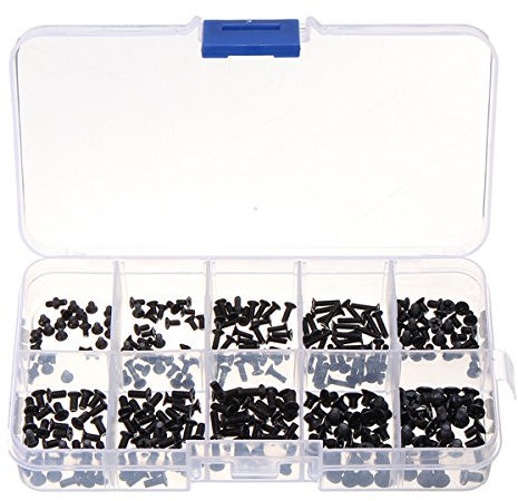 RanDal 300Pcs M2/M 2.5/M3 Ordinateur Portable Vis Coffret Pour Hp Lenovo Samsung Ibm