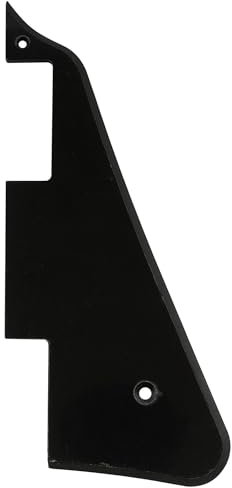 Musiclily Pro Kunststoff Gitarren-Schlagbrett Pickguard für 2006-Present Modern Style Epiphone Les Paul, 1 lagig Schwarz