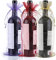 jijAcraft 30 PCS Organza Wine Bags, 37 x 14 cm Organza Bottle Gift Bags with Drawstring for Party Favours (Gold+Purple+Red)