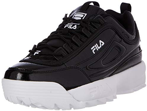 FILA Disruptor F kids Unisex-Kinder Sneaker, Schwarz (Black), 39 EU