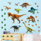 DECOWALL DS8-2012 33 Stück, 10 Dinosaurier Wandtattoo Dino Trex Wandsticker Wandaufkleber für Junge Jungenzimmer Kinder Kinderzimmer Schlafzimmer Wanddeko Babyzimmer Wohnzimmer