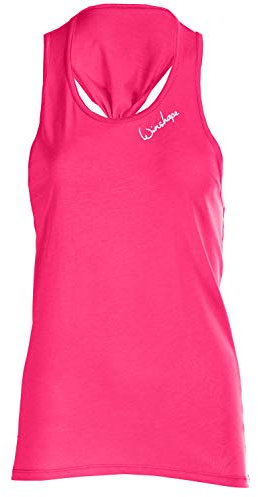 Winshape Damen Mct001 Dance Style, Fitness Freizeit Sport Yoga Workout Tanktop, Deep-pink, M