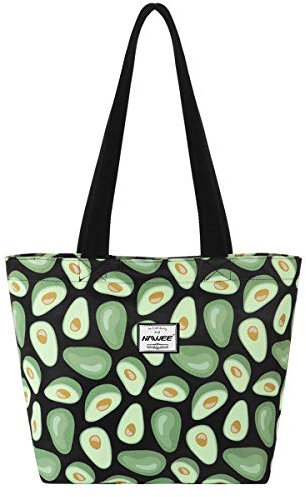 HAWEE Donna Borsa Tote con Zip Grande Borsa a Tracolla Casual Borsa a Mano Moda Borsa a Spalla Impermeabile Borsa della Spesa Leggera Borsetta per Quotidiano Vita Scuola Lavoro Spiaggia