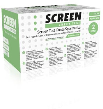Screen Pharma Check Test - Conta Spermatica, 2 Pezzi