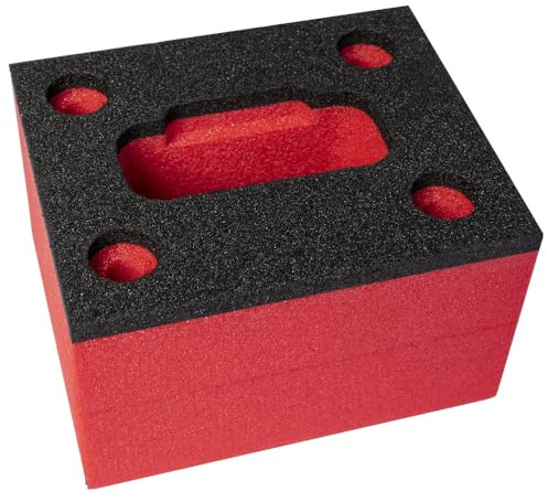 Dönges Fahrzeughalterung für Reveal FirePRO X (Reveal Wärmebild WBK TIC) Abmessung: 102 x 80 x 64 mm/Material: Schaumstoff/Farbe: rot/schwarz, vorgebohrte Löcher für feste Montage