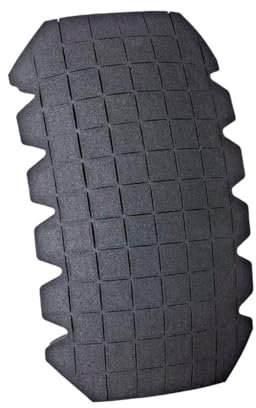 Kneetek Kniepolster Universal Maxi 16 | 245 x 150 x 16 mm| schwer entflammbar | optimaler Knieschutz in Kombination mit Arbeitshose | Knieschutzpolster geeignet für Feuerwehr, Starkstromelektriker