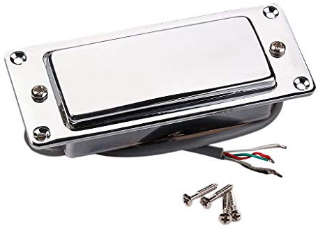 Chrom Silber Mini LP Gitarre Humbucker Tonabnehmer Versiegelt Tonabnehmer Musik Teile