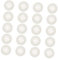 KICHOUSE 20Pcs Silicone Jar Lid Straw Plugs Wooden Cap Dustproof Fixing Stoppers for Canning and Preserving for Wide Mouth Jars and Containers