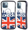 Head Case Designs Bianco Skyline Vista di Londra Cover Ibrida Compatibile con Apple iPhone 13