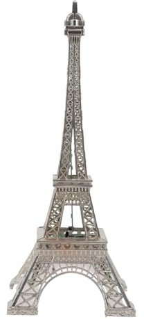 Warmhm Eiffelturm-Statue Leuchtet Leuchtendes Desktop- -Ornament