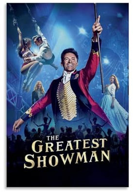 EVMILA The Greatest Showman TV-Show-Poster, dekoratives Gemälde, Leinwand-Wandposter und Kunstdruck, modernes Familienschlafzimmer-Dekor-Poster, 20 x 30 cm