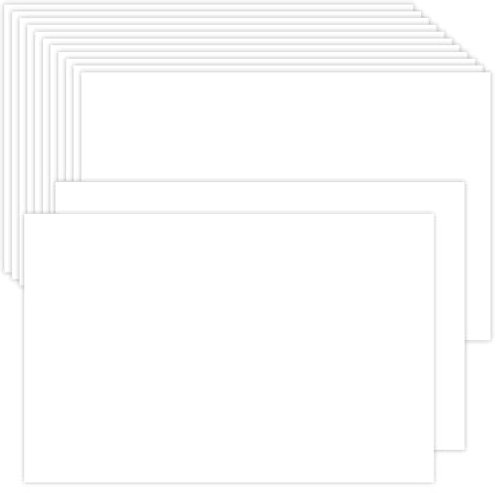 200 Stück A6 Blanko Postkarten,10,2 x 15,2 CM Weiß Aquarell Karten, Verdickte Kreative Papier Karten Set, Karteikarten zum Selbstgestalten, Für Grußkarten, Lernkarten, Postcard, Mitteilungskarte
