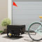 ZEYUAN Lastenanhänger für Fahrrad Schwarz 30 kg Eisen, Fahrradanhänger, Lastenanhänger Fahrrad, Anhänger Fahrrad, Lastenanhänger Für Transport - 94080