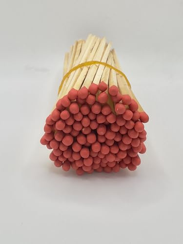 Extra Long Refill Matches, Pack of 100, 6 Inch Saftey Matches for Log Burners, Pizza Ovens, Stoves, BBQS, Open Fires, Chimineas.