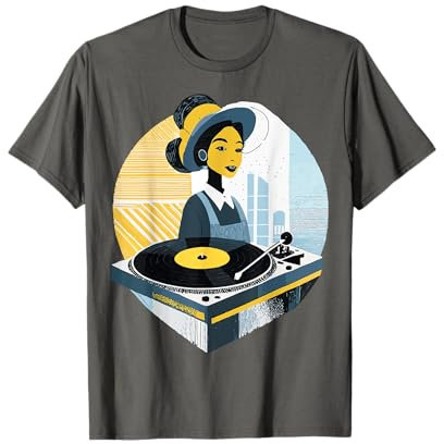 plattenspieler, retro, vintage, turntable, dj, vinyl T-Shirt