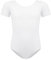 BALAYSIER Ballettkleidung Mädchen-Damen, Turnanzug Kurzarm Baumwolle Gr-100-170 Ballett Trikot Gymnastikanzug Tanzbody(Weiß, 120)