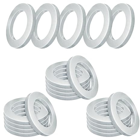 Ölablassschraube, 14 mm, präzise Passform für Honda Accord Civic CR-V Odyssey Pilot – OEM 94109–14000, langlebige Aluminium-Quetschdichtungen, 20 Stück