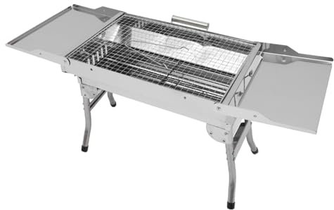 KONTONTY Parrilla Para Barbacoa Parrilla Multiusos Sencilla Para Exteriores Portátil De Fácil Pequeña Para Cocinar