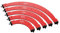 Gabarits d'angle rond pour le travail du bois, grand moule à arc intérieur et extérieur, outil de coupe auxiliaire à chanfrein, outil de coupe auxiliaire, gabarit d'angle de placard portable - JOJOCY