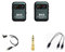 yasoe 2.4G Wireless in Ear Monitor System Wireless IEM with Transmitter Receiver Automatic Pairing Professional in Ear Monitor