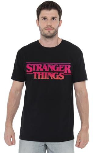 Stranger Things Unisex Stranger Things Sunset Logo Unisex T Shirt T-Shirt (Pack of 1)