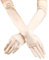 Tenorbass Gelb Lange Handschuhe Damen, 1920er Jahre Satin Handschuhe Kostüm, Lange Opernhandschuhe für Frauen, 20 Zoll