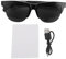 AI -Brille, Leichter Rahmen Dual -Lautsprecher -Design Smart Sound Sonnenbrille mit Musikwiedergabe, Unisex