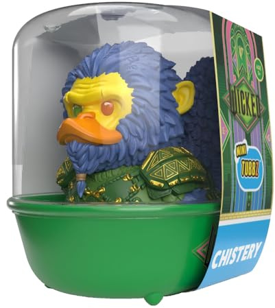 TUBBZ: Wicked - Chistery Monkey Mini Rubber Duck Collectable Toy 5 cm | Official Wicked Merchandise – Mini Vinyl Figure with Bathtub Display, Flying Monkey Character & Novelty Duck Gift