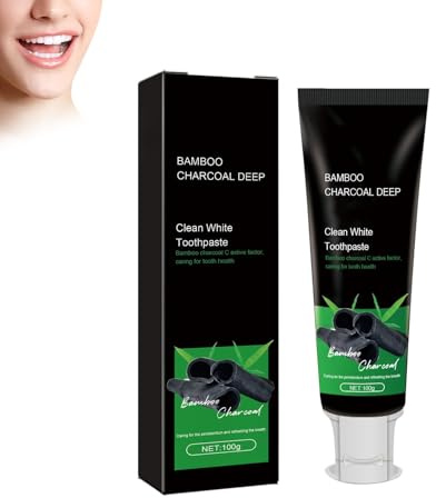 Aktivkohle Zahnpasta,Bamboo Charcoal Deep Toothpaste Tooth care