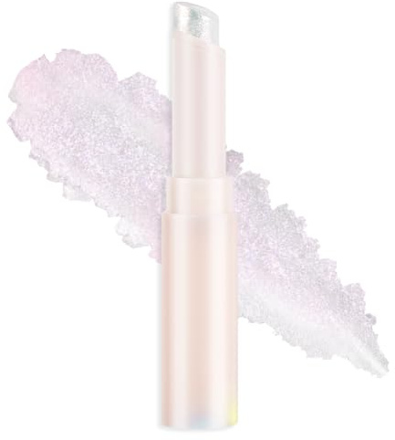 BUTBU Matita Ombretto Glitter, Ombret Ti In Crema Stick Lunga Durata, Alto Pigmento Brillantini Glitter Occhi, Liscio,Senza Pieghe, Creare glitter Trucco Occh -Gemma Rosata