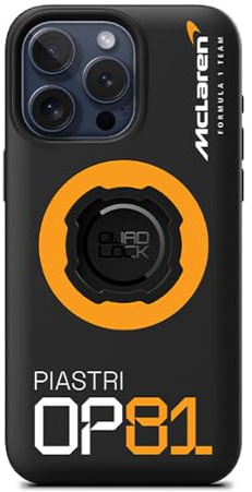 Quad Lock MAG Case - iPhone 15 Pro Max - Oscar Piastri Black