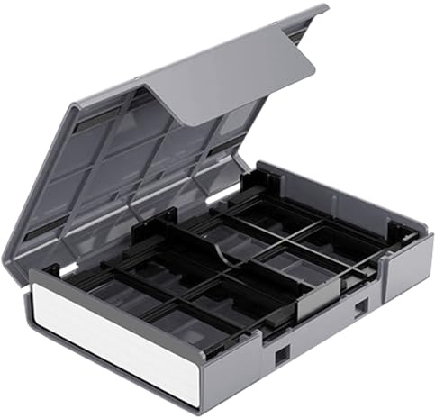 Hard Drive Suitcase Case, 16.2x11.7x3.7cm PP Dust-Proof Storage Box