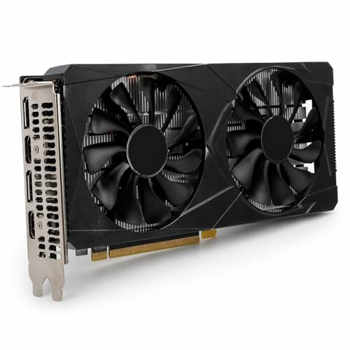 VBESTLIFE Tarjeta Gráfica RTX 3060 de 12 GB, GPU GDDR6 de 192 bits, Tarjeta de Vídeo para Juegos PCI Express 3.0 X16 con Ventiladores de Refrigeración Duales, para Computadora de Escritorio