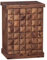 Wohnling Hausbar Sheesham Massivholz 65x91x50 cm Weinbar ausklappbar, Kleine Bar modern, Barschrank mit Türen, Spirituosenschrank mit Aufbewahrung für Flaschen und Gläser