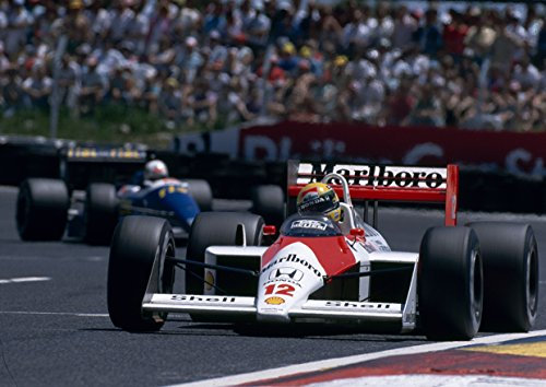 Poster Ayrton Senna Legende Formel 1 Wand Kunst
