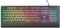 Trust Gaming Ziva Tastiera Da Gioco, Con Illuminazione LED Multicolore Per PC, Layout Italiano, 12 Tasti Multimediali, Robusto Design, USB Plug And Play, Nero