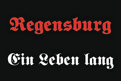 U24 Aufkleber Regensburg EIN Leben lang Flagge Fahne 8 x 5 cm Autoaufkleber Sticker