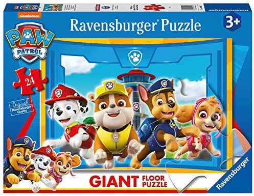 Ravensburger 030903 Paw Patrol, 24 Teile Puzzle für Boden, Puzzle für Kinder, Alter empfohlen 3+