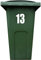 4X Bin Sticker Vinyl Number 1-99 Large Recycling Box Wheelie Self Adhesive (13)