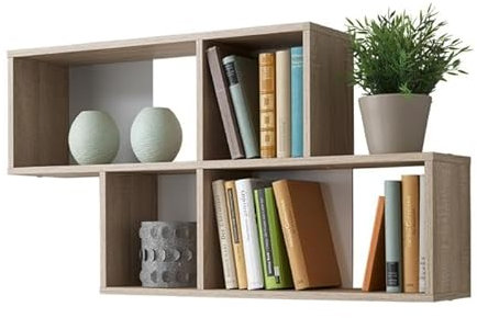 RASANTI 270-001 Wandregal Eiche/Weiss i