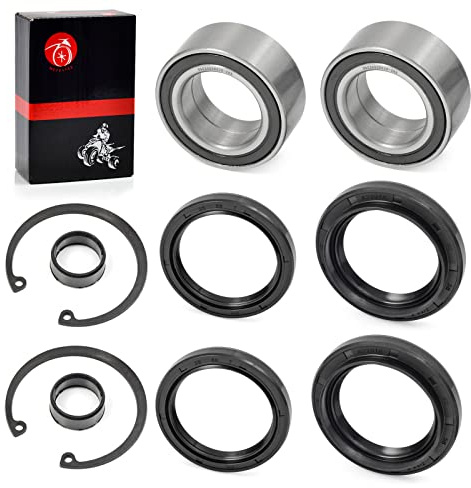 Front Wheel Bearings & Seals Circlip Dust Seal Compatible with Honda Rancher 350 TRX350 FE/FM Rancher 400 TRX400 FGA/FA Rancher 420 TRX420 2000-2014