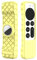 For Apple Tv Remote for Siri 2nd Generation Remote Control Case, Replaced Protective Case for Apple Tv Remote Case Anti-Slip Durable Silicon Shockproof Rubber Cover for Apple Siri Remote (Yellow)