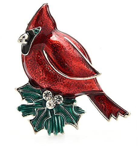Tbkoly Frauen Schal Wrap Geschenk Schnalle Pin Handgemachte Accessoires Emaille Vogel Broschen for Frauen Unisex Vogel Tier Party Büro Brosche Pins