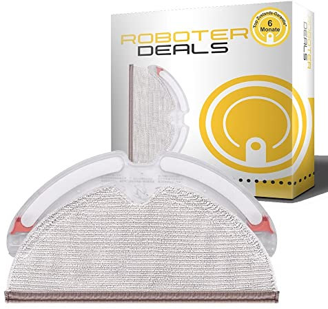 Roboter Deals Zubehör - Wischplatte, Wischaufsatz inkl. Mikrofaserpad für Roborock Q7 Max u. Q7 Max Plus Staubsaugroboter